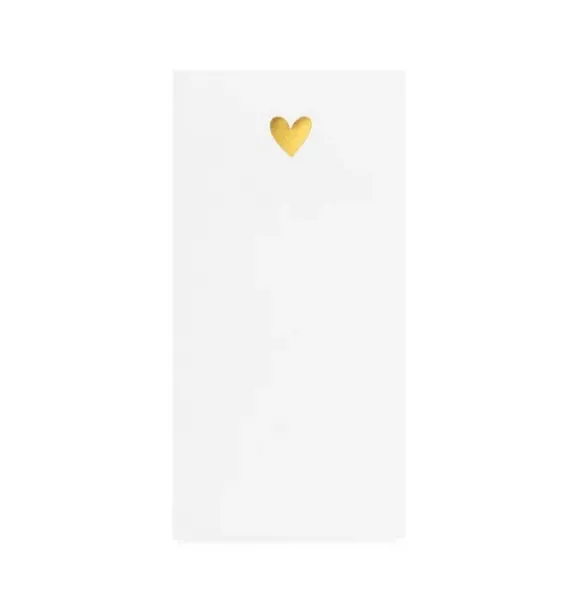 Janie and Jack Desk Accessories-Everyday Pad, Gold Heart multi