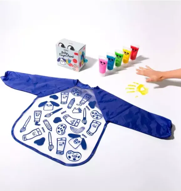 Janie and Jack Art Supplies|Playroom-Finger Paint kit blue-green