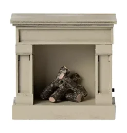 Janie and Jack Dolls-Fireplace, Mouse - off white