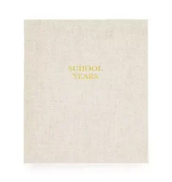 Janie and Jack Desk Accessories-Flax School Years Photo Book multi