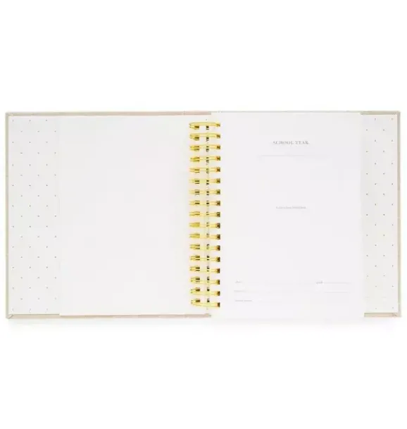 Janie and Jack Desk Accessories-Flax School Years Photo Book multi