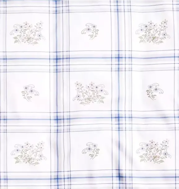 Janie and Jack Blankets And Quilts-Fleur + Stripe Toddler Duvet Set - ivory