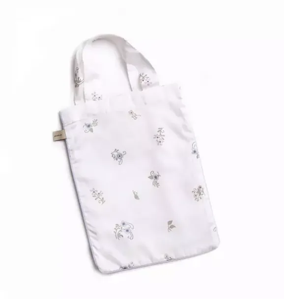 Janie and Jack Bedding Basics-Fleur + Stripe Toddler Pillow Set - ivory