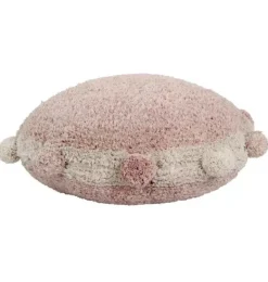 Janie and Jack Decorative Pillows And Throws-Floor Cushion Bubbly Vintage Nude vintage nude and natural