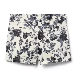 Janie and Jack Skirts & Shorts|Matching Sets-Floral Canvas Short freshwater pearl floral