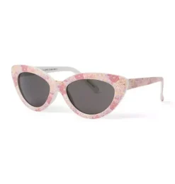 Janie and Jack Accessories|Sunglasses-Floral Cat Eye Sunglasses white floral