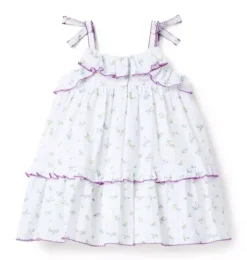 Janie and Jack Dresses-Floral Ruffle Dress white floral