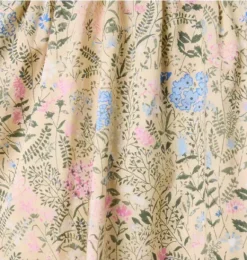 Janie and Jack Dresses-Floral Smocked Ruffle Dress oat biscuit floral