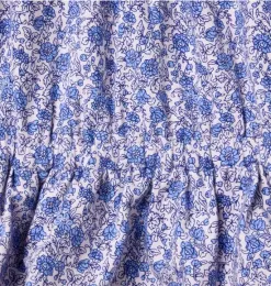 Janie and Jack Dresses-Floral Tiered Ruffle Dress violet floral