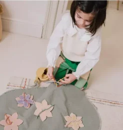 Janie and Jack Development Toys-Flower Garden Toy Set grey