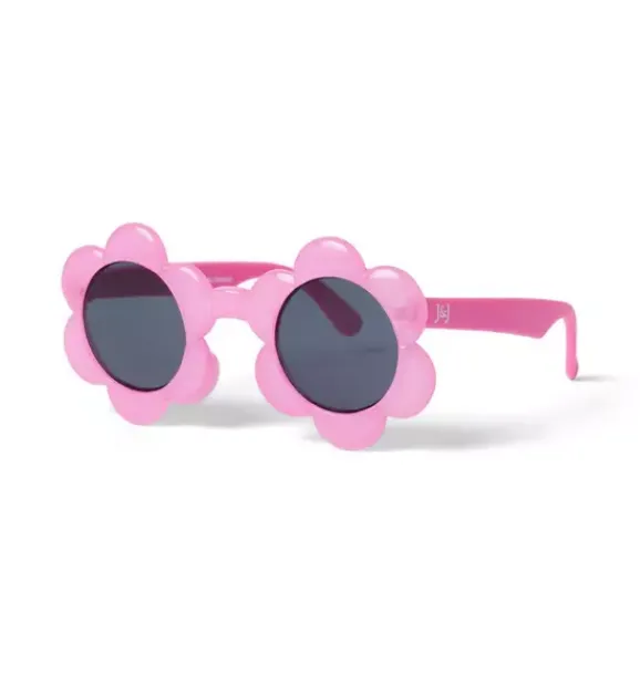Janie and Jack Sunglasses|Accessories-Flower Sunglasses dahlia pink