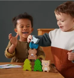 Janie and Jack Development Toys-Forest Friends Stacking Toy multi-color