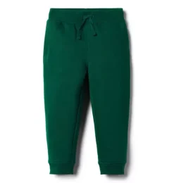 Janie and Jack Pants-French Terry Jogger enchanted forest