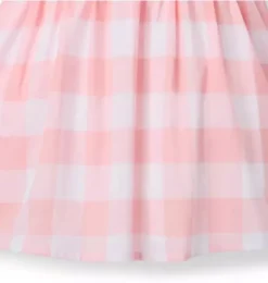 Janie and Jack Dresses-Gingham Puff Sleeve Dress dainty pink gingham