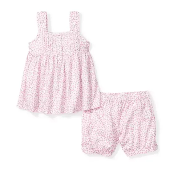 Janie and Jack Kids Pajamas|Petite Plume-Girls Charlotte Short Set in sweethearts