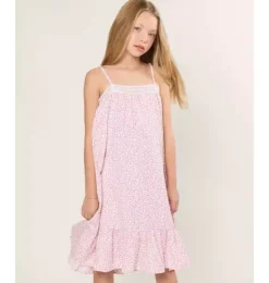 Janie and Jack Kids Pajamas|Petite Plume-Girls Lily Nightgown in sweethearts