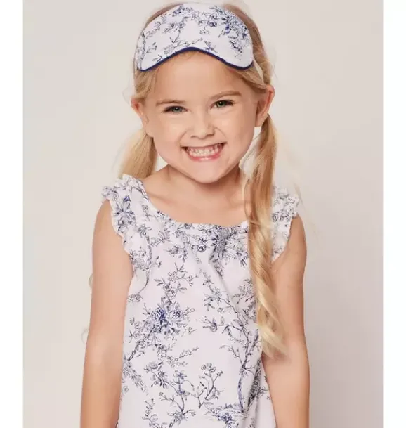 Janie and Jack Kids Pajamas|Petite Plume-Girl's Twill Amelie Nightgown in blue timeless toile