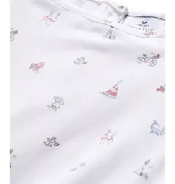 Janie and Jack Kids Pajamas|Petite Plume-Girl's Twill Amelie Nightgown in coastal charms