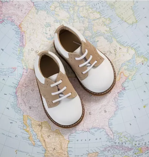 Janie and Jack Kids Shoes|Shoes-Golfers white & ivory