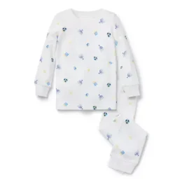 Janie and Jack Pajamas-Good Night Pajama In Hanukkah jet ivory hanukkah
