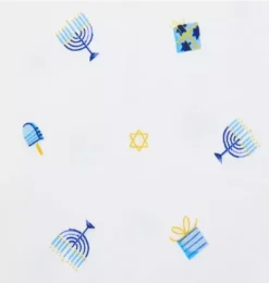 Janie and Jack Pajamas-Good Night Pajama In Hanukkah jet ivory hanukkah