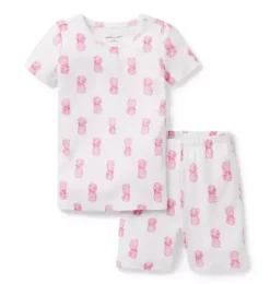 Janie and Jack Pajama Sets|Family Matching Pajamas-Good Night Short Pajama In Pineapple white pineapple