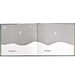 Janie and Jack Books-GOODNIGHT MOON  LEATHER EDITION blue