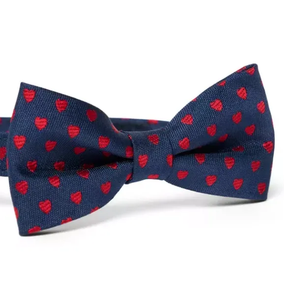 Janie and Jack Ties-Heart Bowtie merchant marine heart