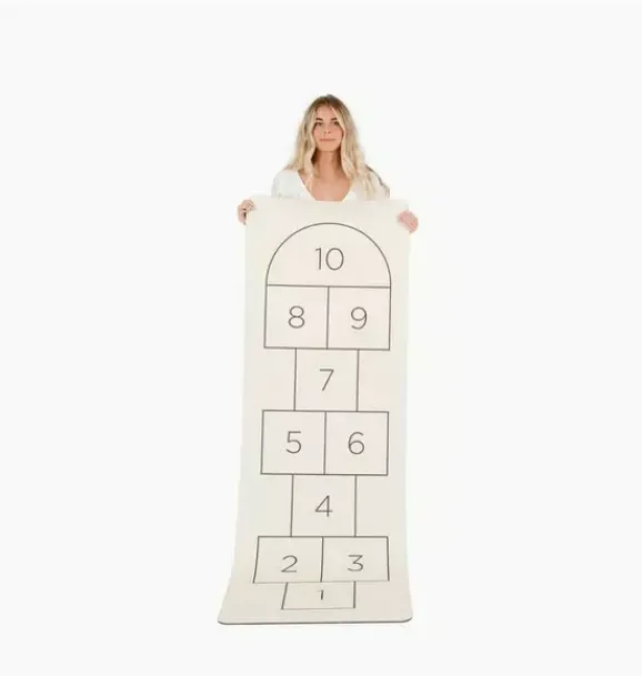 Janie and Jack Playroom-Hopscotch Mat ivory