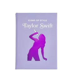 Janie and Jack Books-ICONS OF STYLE TAYLOR SWIFT  LEATHER EDITION lilac