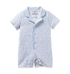 Janie and Jack Baby Pajamas|Family Matching Pajamas-Infants Classic Romper in bluehearts
