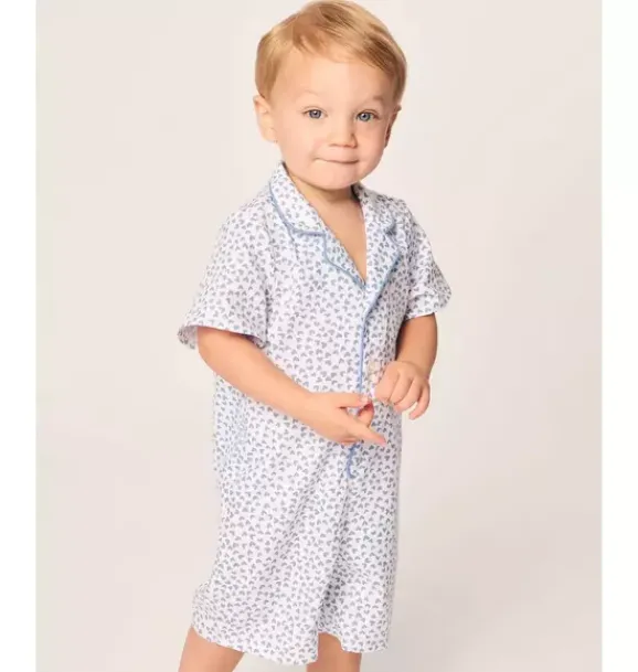 Janie and Jack Baby Pajamas|Family Matching Pajamas-Infants Classic Romper in bluehearts