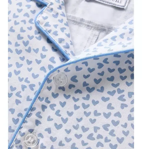 Janie and Jack Baby Pajamas|Family Matching Pajamas-Infants Classic Romper in bluehearts