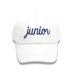 Janie and Jack Kids Accessories-Junior Baseball Hat white
