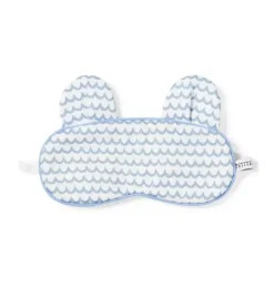 Janie and Jack Kids Accessories|Petite Plume-Kid's Bear-y Sleep Mask in la mer