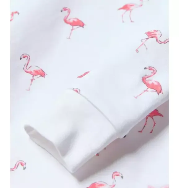 Janie and Jack Petite Plume|Kids Pajamas-Kids Pima Snug Fit Pajama Set in flamingos