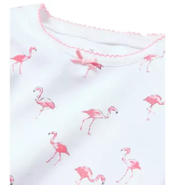Janie and Jack Kids Pajamas|Petite Plume-Kid's Pima Snug Fit Short Pajama Set in flamingos