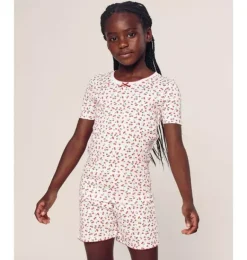Janie and Jack Kids Pajamas|Petite Plume-Kid's Pima Snug Fit Short Set in cherry orchard