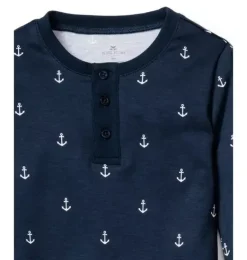 Janie and Jack Petite Plume|Kids Pajamas-Kid's Snug Fit Pajama Set in portsmouth anchors