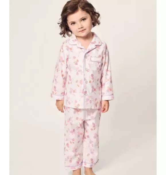 Janie and Jack Petite Plume|Kids Pajamas-Kid's Twill Pajama Set in seashell splendor