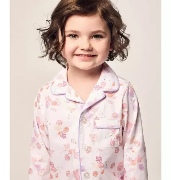 Janie and Jack Petite Plume|Kids Pajamas-Kid's Twill Pajama Set in seashell splendor