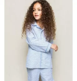 Janie and Jack Kids Pajamas|Petite Plume-Kid's Twill Pajama Set in la mer