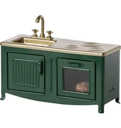Janie and Jack Dolls-Kitchen, Mouse - dark green