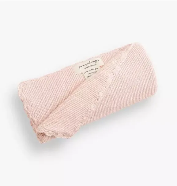 Janie and Jack Nursery|Blankets And Quilts-Knit Blanket - pink