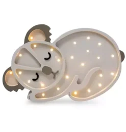Janie and Jack Lighting-Koala Bear Lamp grey