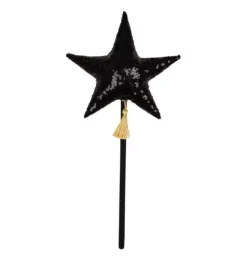 Janie and Jack Kids Accessories|Dress Up-“” Crown and Wand Magic Set black sequins