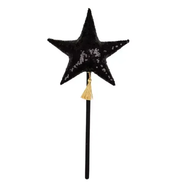 Janie and Jack Kids Accessories|Dress Up-“” Crown and Wand Magic Set black sequins