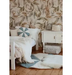 Janie and Jack Decorative Pillows And Throws|Seasonal Décor-&ldquo;&rdquo; Round Patchwork Pillow blue circus