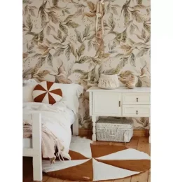 Janie and Jack Rugs-“” Round Patchwork Mat caramel candy
