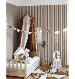 Janie and Jack Rugs-“” Round Patchwork Mat caramel candy